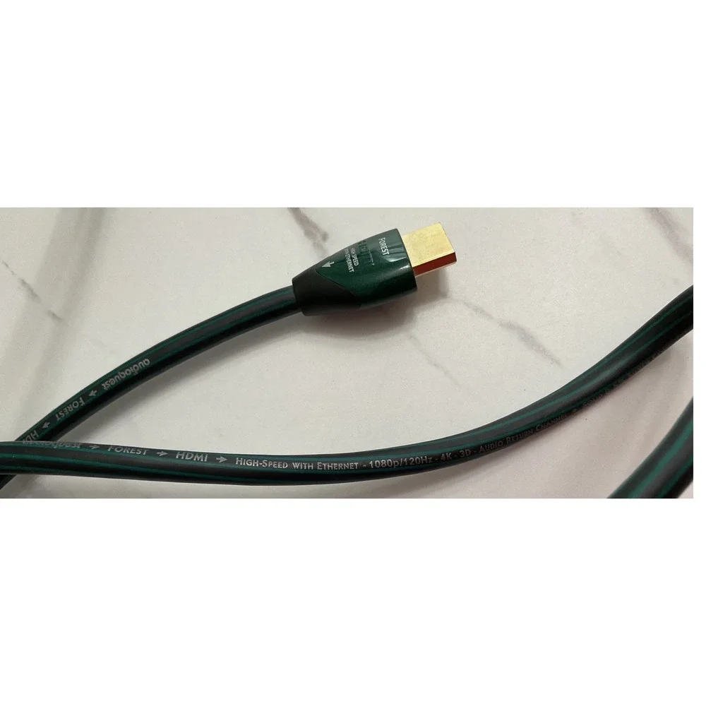 AudioQuest Forest High Speed HDMI Cable 4K 3D 30AWG Solid 0.5% Silver Conductor